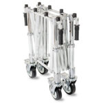 Aluminum Alloy Church Truck Coffin Trolleys with Telescopic Lock & Heavy-Duty Wheels Load capacity: 400 kg - Image 3