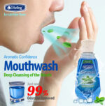Alcohol-Free Mint Mouthwash – Antibacterial Oral Care, 200ml, Long-Lasting Fresh Breath - Image 4