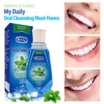 Alcohol-Free Mint Mouthwash – Antibacterial Oral Care, 200ml, Long-Lasting Fresh Breath - Image 2