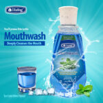Alcohol-Free Mint Mouthwash – Antibacterial Oral Care, 200ml, Long-Lasting Fresh Breath - Image 7