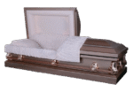 Premium Metal Coffin Color Glossy Finish with Lift Devices & Ivory Interior Professional Funeral Supplies - Image 7