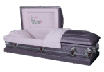 Premium Metal Coffin Color Glossy Finish with Lift Devices & Ivory Interior Professional Funeral Supplies - Image 8