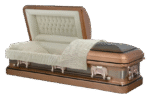 Premium Metal Coffin Color Glossy Finish with Lift Devices & Ivory-Interior Professional Funeral Supplies - Image 5