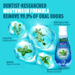 500ml Family Size Natural Alcohol-Free Antibacterial Oral Care & Mint Mouthwash — Fresh Breath - Image 3