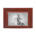 Factory Wooden Padauk Photo Frame Cremation Urns for Adult Ashes Urns Mascots Funeral Supplies - Image 9