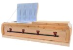 Waterproof & cheap plywood wooden casket with viewing window & heavy-duty construction coffins - Image 6