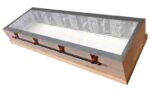 Waterproof & cheap plywood wooden casket with viewing window & heavy-duty construction coffins - Image 3