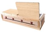 Waterproof & cheap plywood wooden casket with viewing window & heavy-duty construction coffins - Image 9