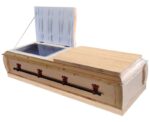 Waterproof & cheap plywood wooden casket with viewing window & heavy-duty construction coffins - Image 7
