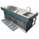 Stainless Steel Autopsy Table with Electric Lifting Platform | Professional Mortuary & Medical Equipment