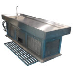 Stainless Steel Autopsy Table with Electric Lifting Platform | Professional Mortuary & Medical Equipment - Image 3